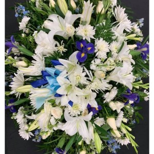 Blue Skies Casket Cover