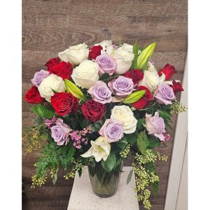Three Dozen Roses Mixed