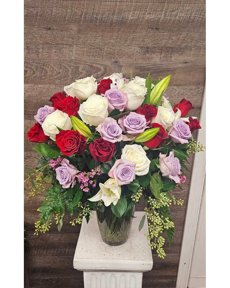 Three Dozen Roses Mixed