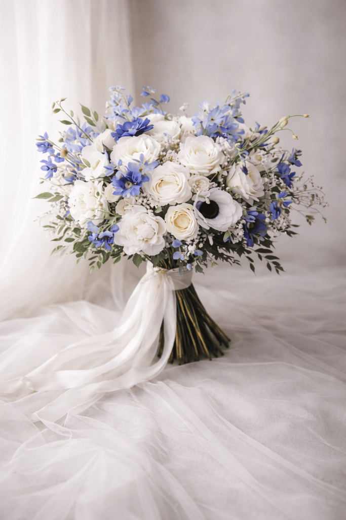 Something Blue Bridal Bouquet