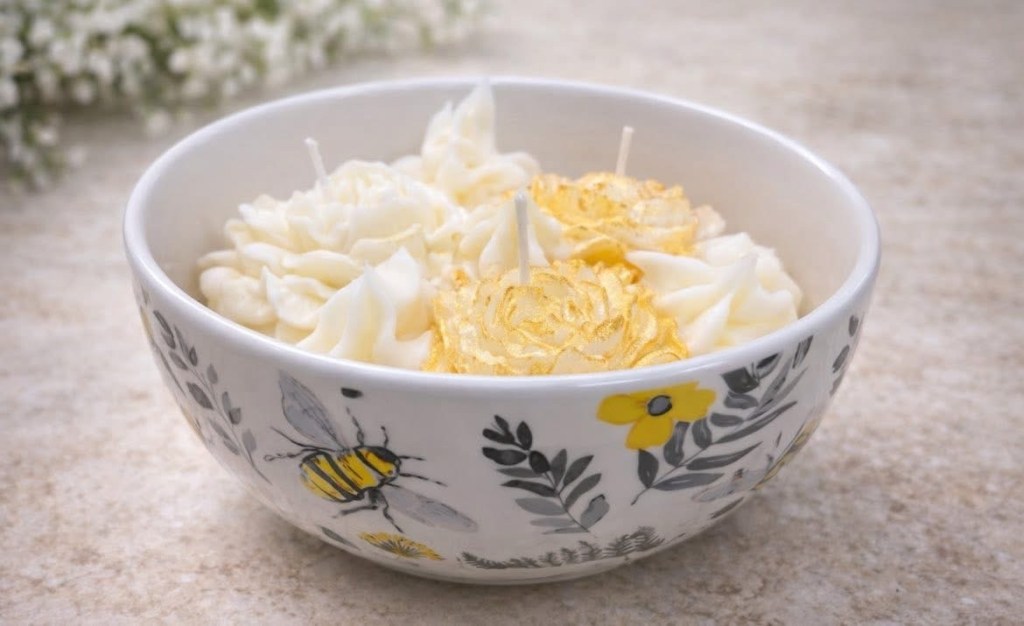 Amber Cedar Dough Bowl Candle