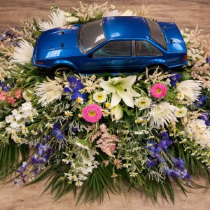 Cruisin’ Memories Casket Cover