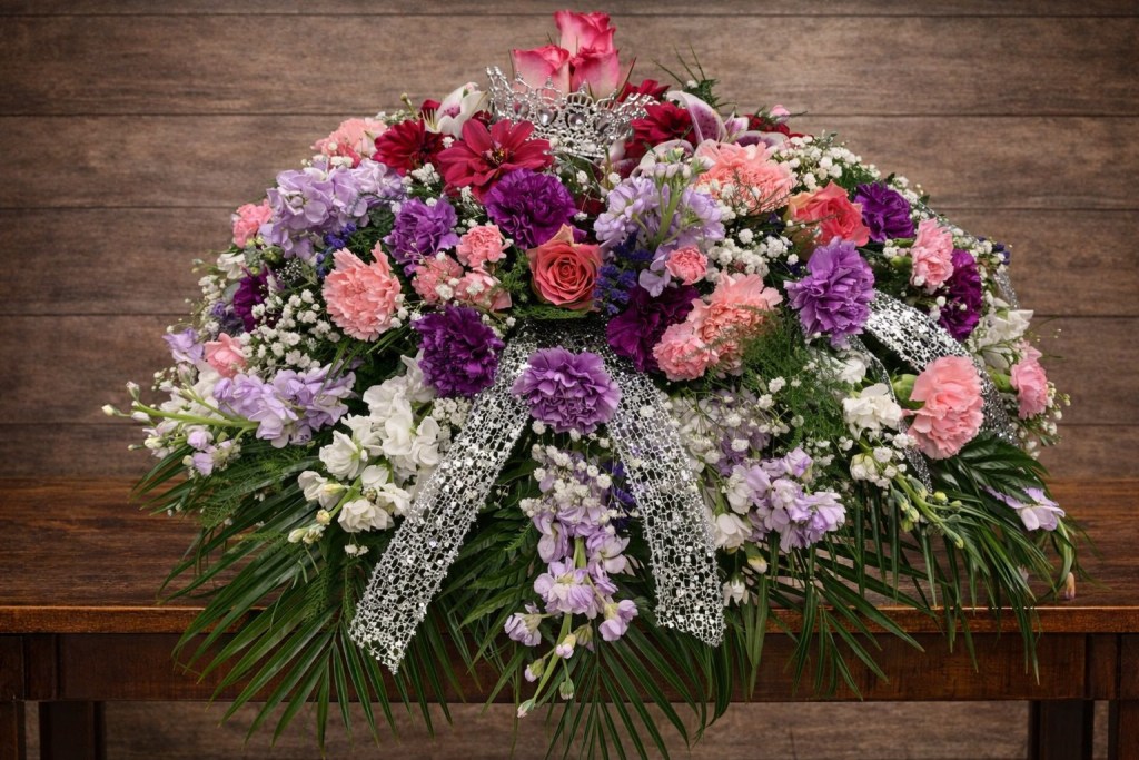 Princess Remembrance Casket Cover