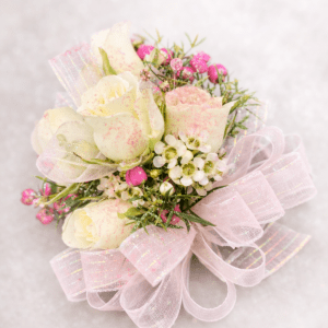 White Rose Corsage/Wristlet