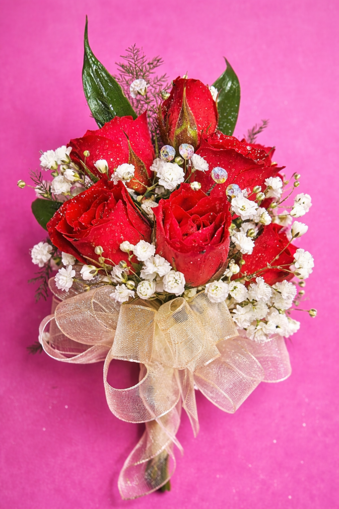 Red Rose Corsage/Wristlet